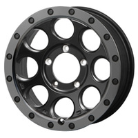 MLJ XTREME-J エクストリームジェイ フラットブラック/スモークフランジ 16インチ PCD139.7 5穴