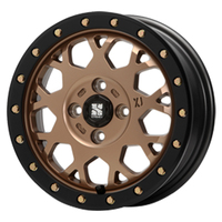 MLJ XTREME-J エクストリームジェイ マットブロンズブラックリム 14インチ PCD100.0 4穴
