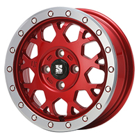 MLJ XTREME-J エクストリームジェイ XJ04 キャンディレッドマシーンド 14インチ PCD100.0 4穴