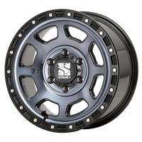 MLJ XTREME-J エクストリームジェイ XJ07 グロスブラックマシンインディゴ 17インチ PCD139.7 6穴