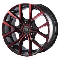 AKUT(アクト) ZERObreak ゼロブレイク FORCE(フォース) ブラックポリッシュ/キャンディレッド 18インチ PCD139.7 6穴