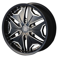 AKUT(アクト) ZERObreak ゼロブレイク Z ブラックポリッシュ/ブラックリム 17インチ PCD139.7 6穴