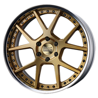 SUPER STAR(スーパースター) LEONHARDIRITT レオンハルト ゴールドクリアブラッシュド 22インチ PCD139.7 6穴