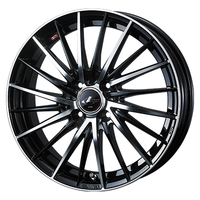 Weds(ウェッズ) LEONIS レオニス PBMC(パールブラック/ミラーカット) 17インチ PCD100.0 4穴